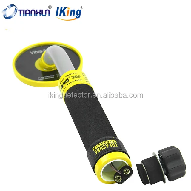 PI-IKing импульсный индукционный подводный точечный указатель 750, 30 м, полностью водонепроницаемый точечный ручной металлоискатель