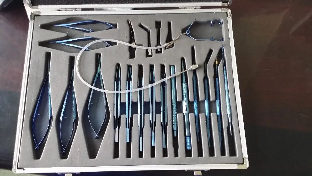 cataract ophthalmic microsurgery titanium instrument set