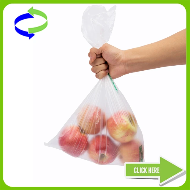 
Plastic Flat Bottom Shopping Bag for Supermarket Usage 