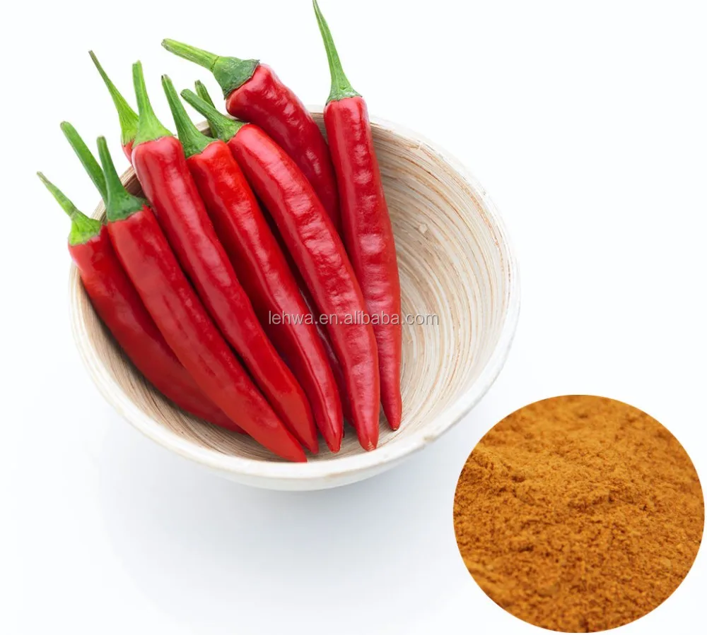 Натуральный растительный экстракт, присадка для пищевых продуктов и напитков, экстракт Чили, перца, порошок