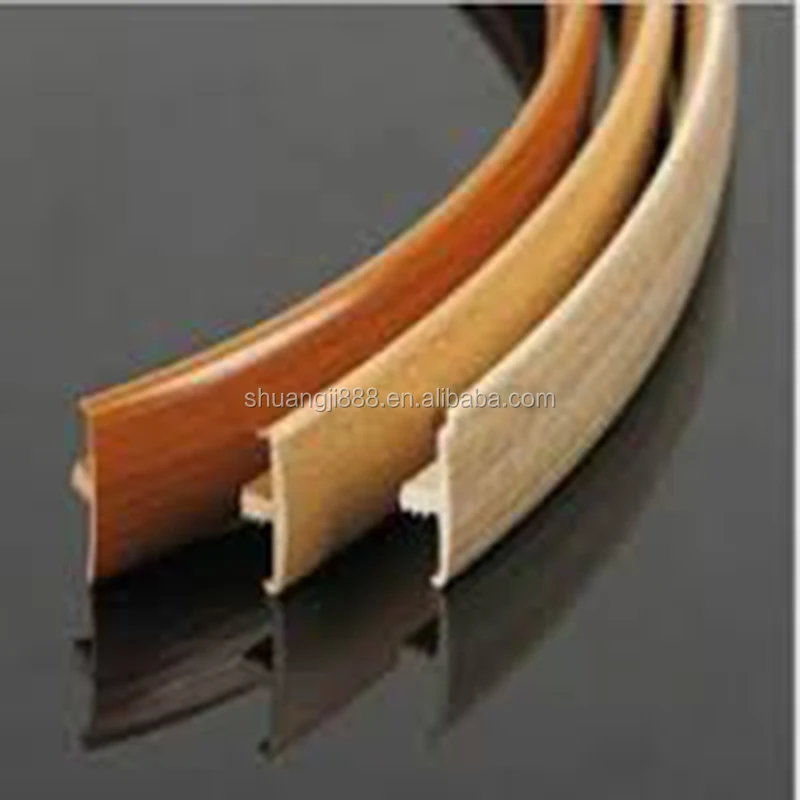 Edge protection profile pvc edge banding Costomized  for  laminate cabinet and door edge banding