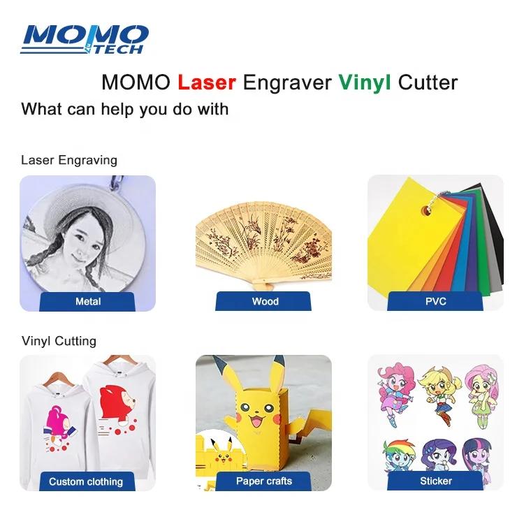 MOMO Desktop home laser engraver vinyl cutter ploter