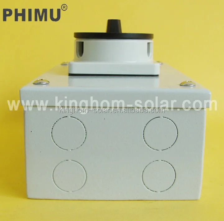 
IP66 Metal Enclosure 1200V Solar DC Isolator Switch 