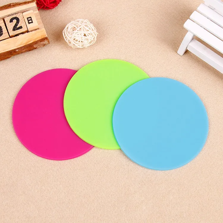 Custom Soft PVC Silicone Blank Coasters