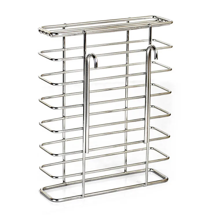 Кухонная подставка для ножей и столовых приборов, подвесная кухонная стойка для ножей из нержавеющей стали