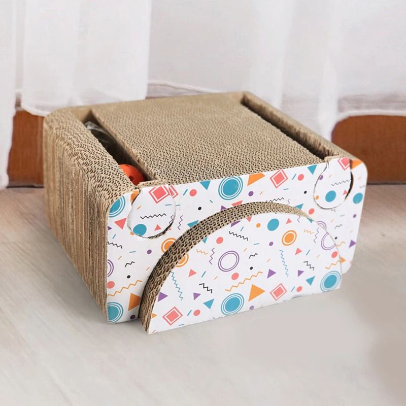 Оптовая продажа, новый дизайн, картонная Когтеточка для домашних животных, игрушка для кошек