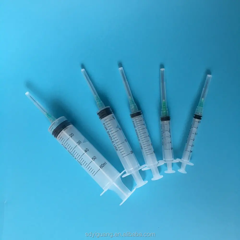 
Disposable syringe Luer lock with needle 
