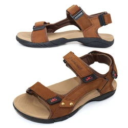 Мужские походные сандалии, легкие спортивные сандалии с открытым носком и ремешком вокруг стопы