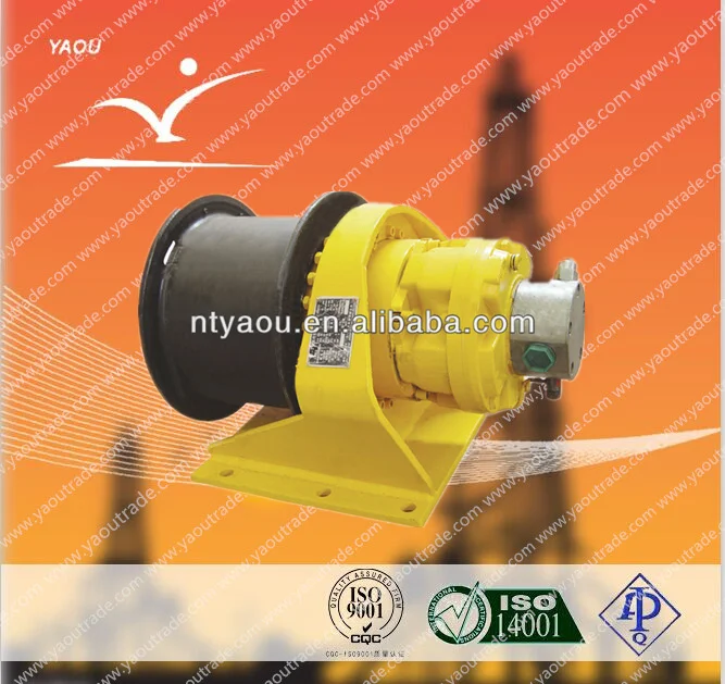 QJ1/120(A)-F AIR WINCHES Pneumatic winches are suitable for oil drilling sites, ships, construction, etc.