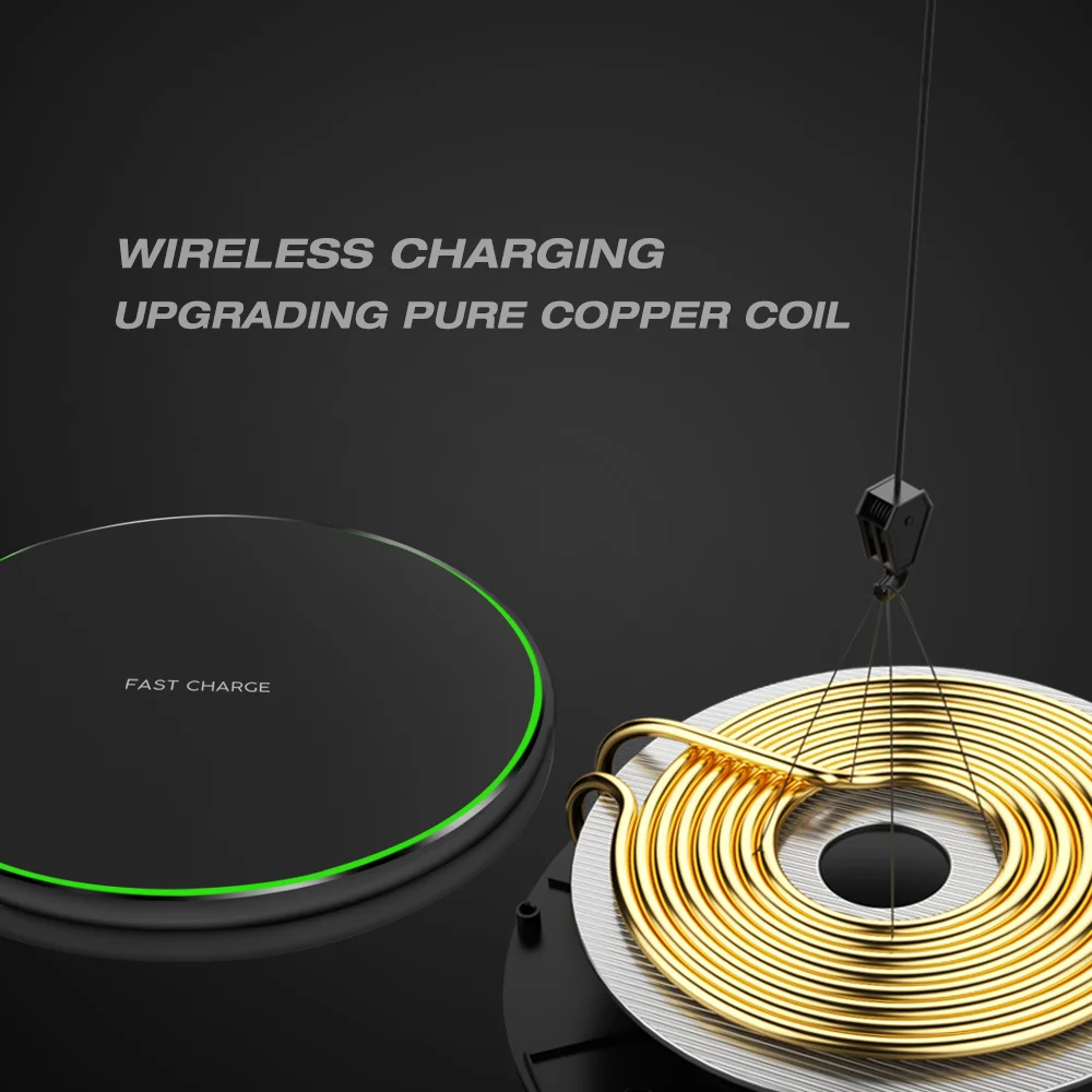 
Newest 10W Fast charger wireless for iPhone X,mobile phone accessories 
