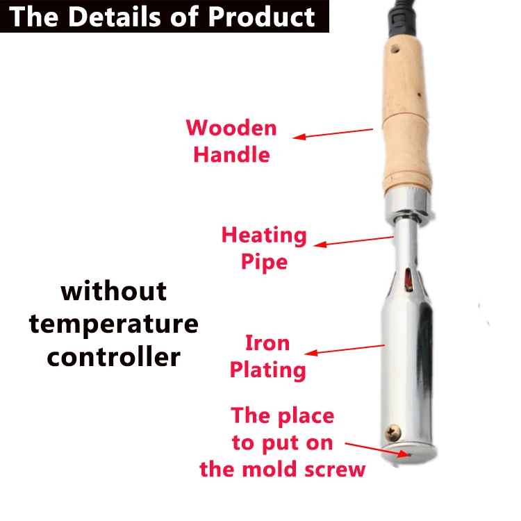 Low price handheld hot stamp machine for leather wood plastic