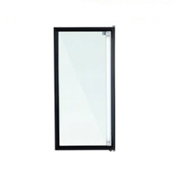 Коммерческий нагревательный вертикальный охладитель стеклянная дверь для витрины