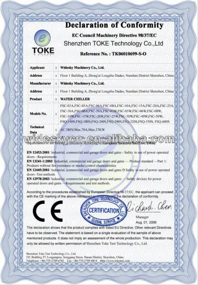 
price for chilled water industrial water chiller 36000 btu 