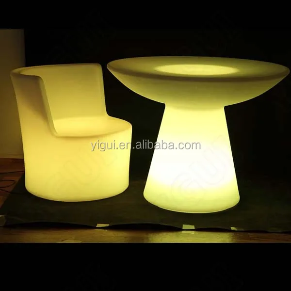 led lounge furniture, bar and lounge table for event
