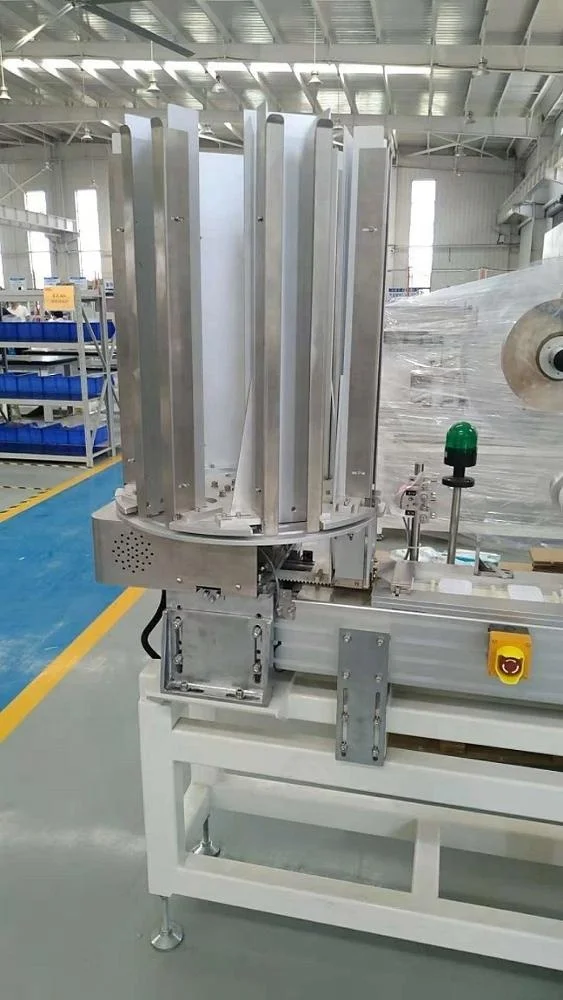 Robotphoenix Automatic High Speed 120 PPM Staubli Scara Robot Wet Wipe Lid Applicator