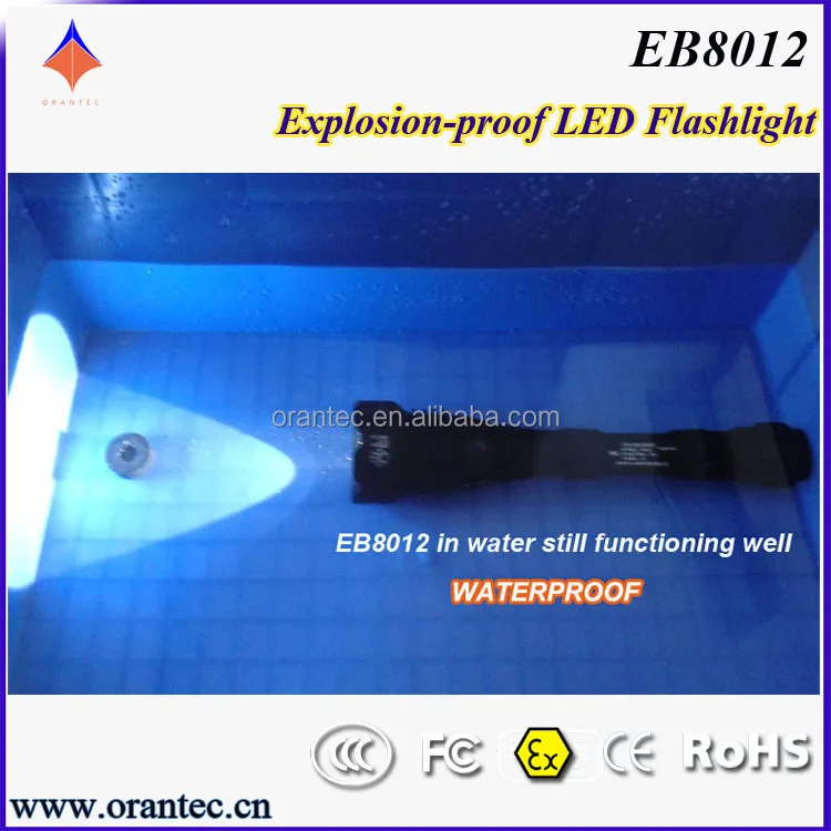 EB8012 Strong Impact High Brightness Water Tight Explosion-proof led torch light
