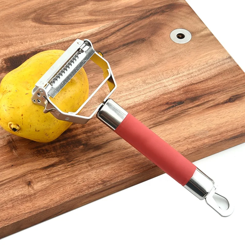 Высококачественная многофункциональная портативная Овощечистка из нержавеющей стали для фруктов кухонные аксессуары слайсер картофеля и моркови