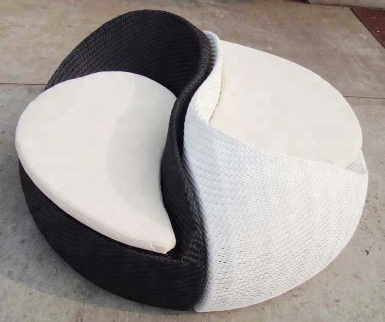 Factory Wholesale Rattan Wicker Pool Beach Sun Loungers Chairs For Relax