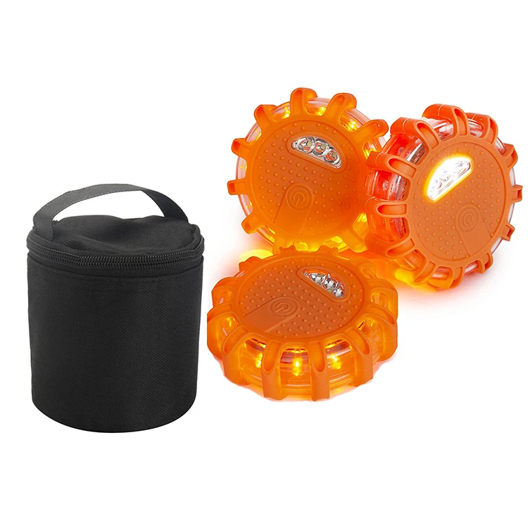 
Waterproof led road flares emergency warning traffic light led safety light 