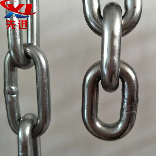
26x92 high quality high strength stainless steel High temperature,decorative,slaughter chain round link chain for sale 