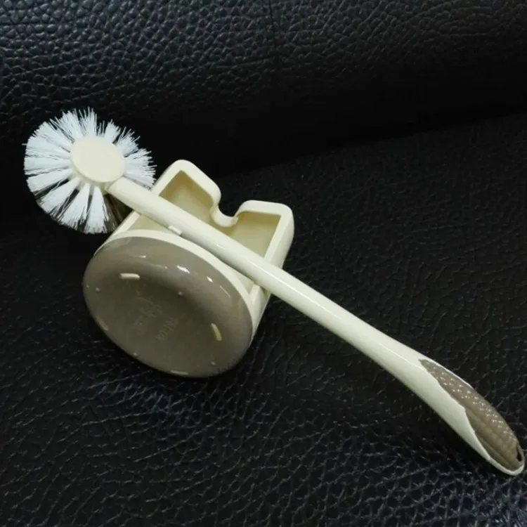 Manufacturer new product strong plastic toilet brush set with holder wc cleaning brush toilet bowl brush