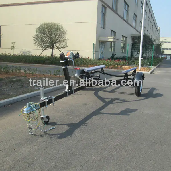Premium Powder Coated Steel Single Axle Jet Ski Double Watercraft Axle Boat Trailer