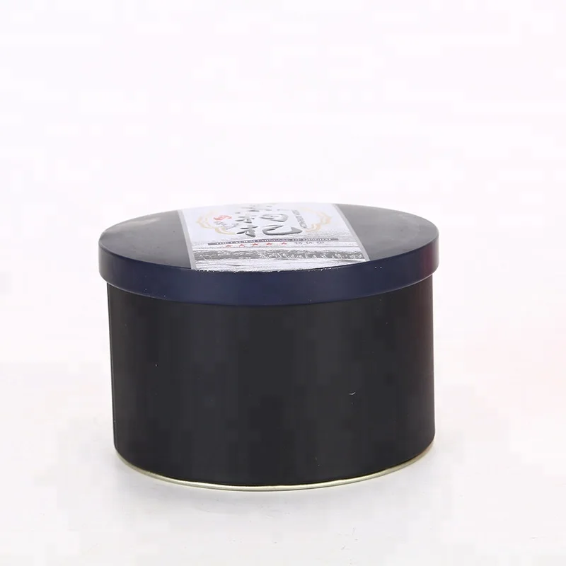 Factory Direct Supply Wholesale Round Tin Box Custom CMYK Printing Empty Tea Tin Can