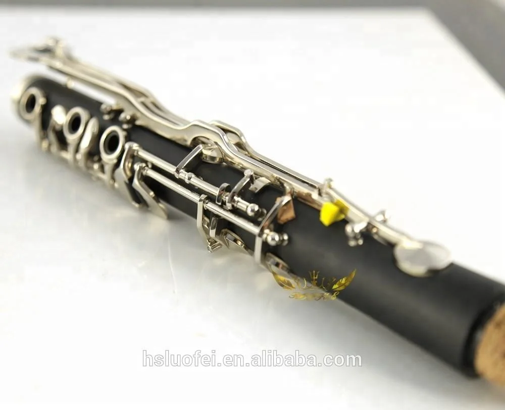 Musical instrument ABS body 17 keys nickel plated G tone clarinet