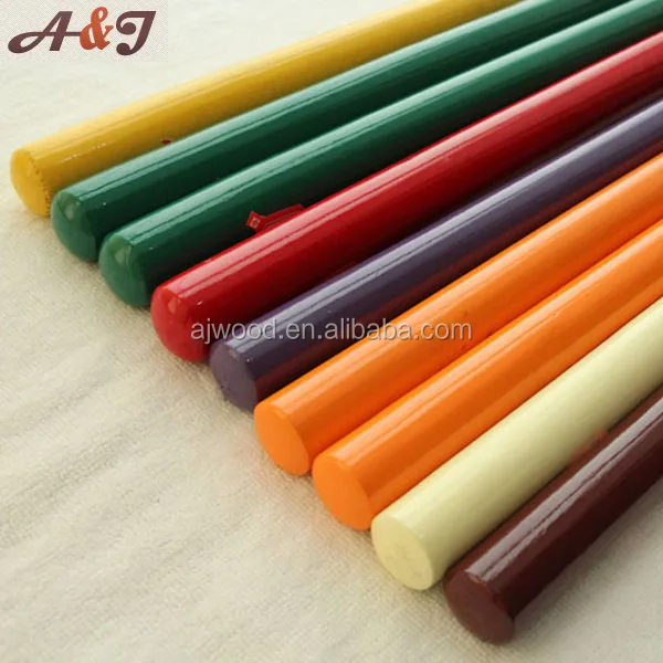Popular color paint wooden stick for snow shovel durable
