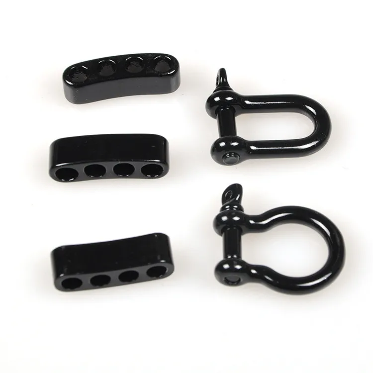 
Stainless Steel Gold/Black/Steel Adjustable U/D/Bow shackle Adjustable Buckle for paracord bracelet 