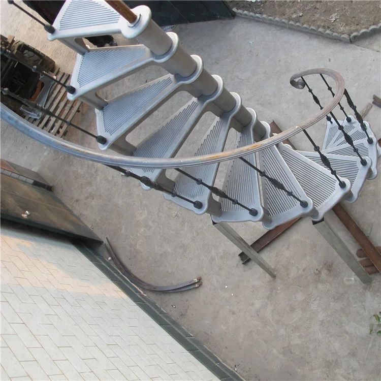 Cast Iron Spiral Stairs Design Indoor Snail Iron Stairs