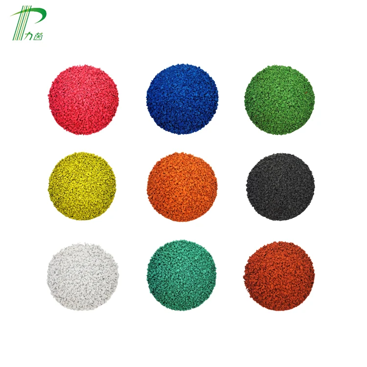Stronger Anti-UV Lower Color Change Rubber Granules For Professional Running Track