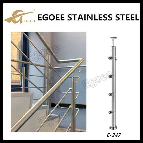 spiral indoor stair railings/stainless steel railing design for stair/stainless steel stair railing joint