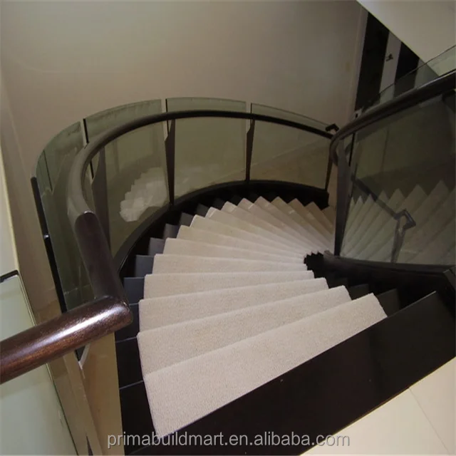 
Prefabricated marble tread curved staircase iron railing stair used metal stairs 