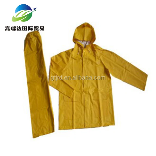 pvc raincoat waterproof polyester raincoat out door rainsuit