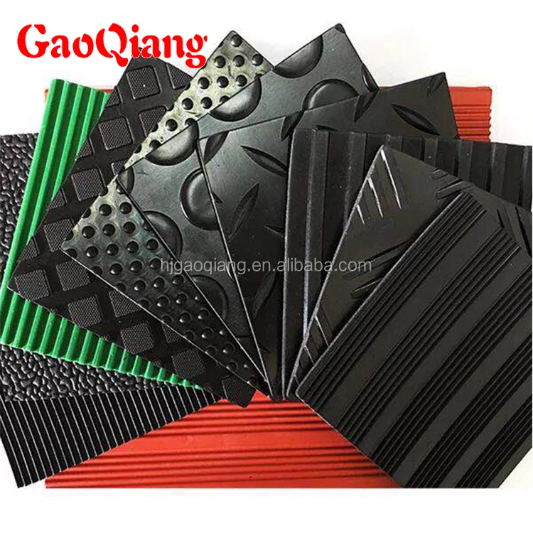 Water Proof fire resistant garage floor mat 1 inch thick rubber mat