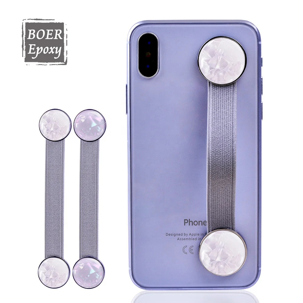 
High quality custom mobile phone finger grip hand holder strap for cell phone High quality custom mobile phone finger grip hand holder strap for cell phone