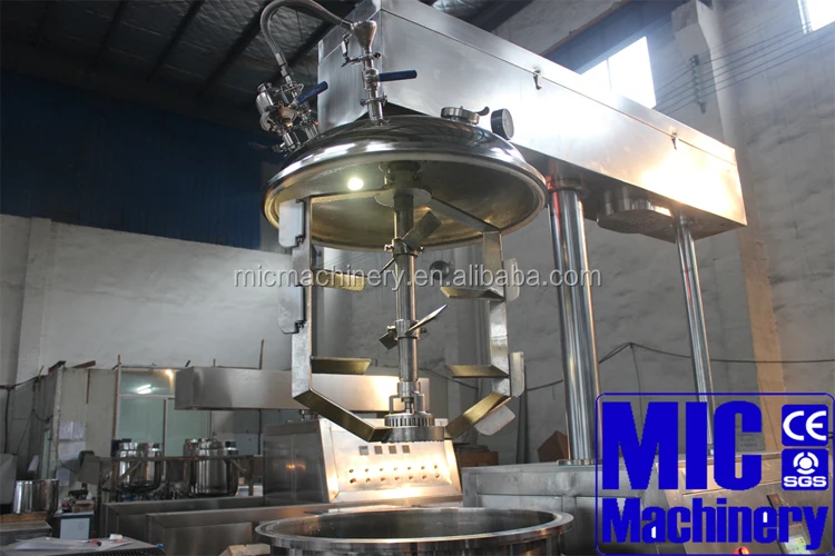 MICmachinery MIC-100L lotion making machine with high shear homo mixer