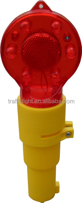 Battery Type Road Safety Led Barricade  Blinking Cone light