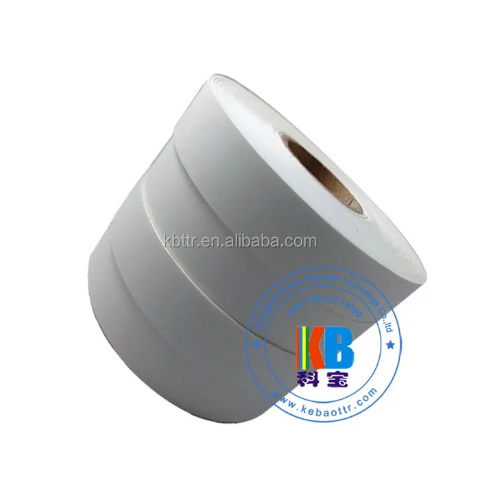 Blank heat seal labels thermal printing custom insole shoe custom white name iron on clothing label
