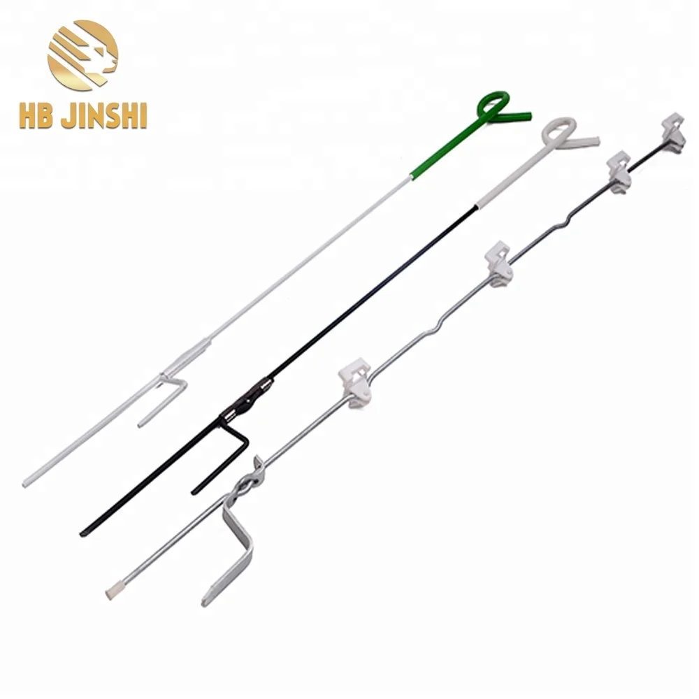 Top Insulator Pigtail Shape Steel Single Pedal Electric Fence Post