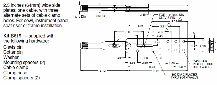 Brake Lever Over Center Locking Hand Control