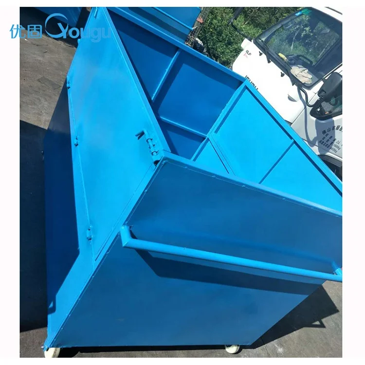 
 Прочный промышленный контейнер для хранения на колесах  