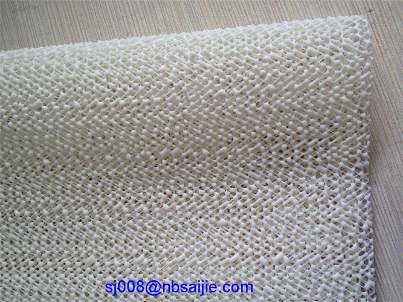pvc foam washable ultra stop rug pad for hard surface floor
