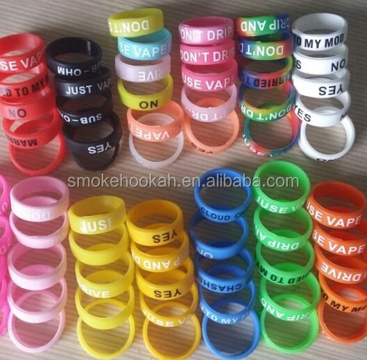 Smokehookah Best And Cheapest Customized Silicone OEM Vape Band For Protecting Tanks