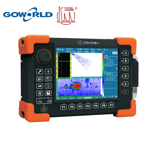 GOWORLD Portable Phased Array Ultrasonic Flaw Detector ndt CTS-2108PA ultrasound Testing machine
