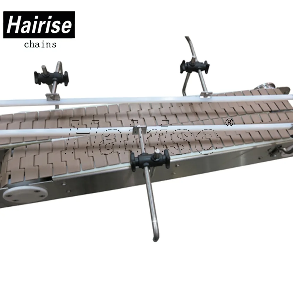 Hairise, Лучшая цена, удобная китайская Высококачественная гибкая пластиковая скользящая цепь для конвейера пищевых продуктов