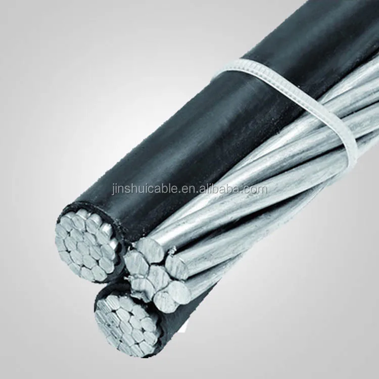 Aluminum/XLPE Triplex Service Drop Wire 4AWG