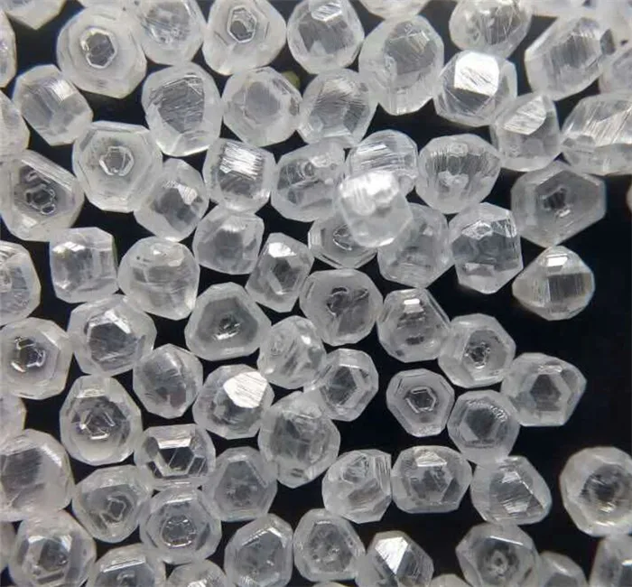 made in china low price perfect shape HTHP white rough uncut synthetic diamond