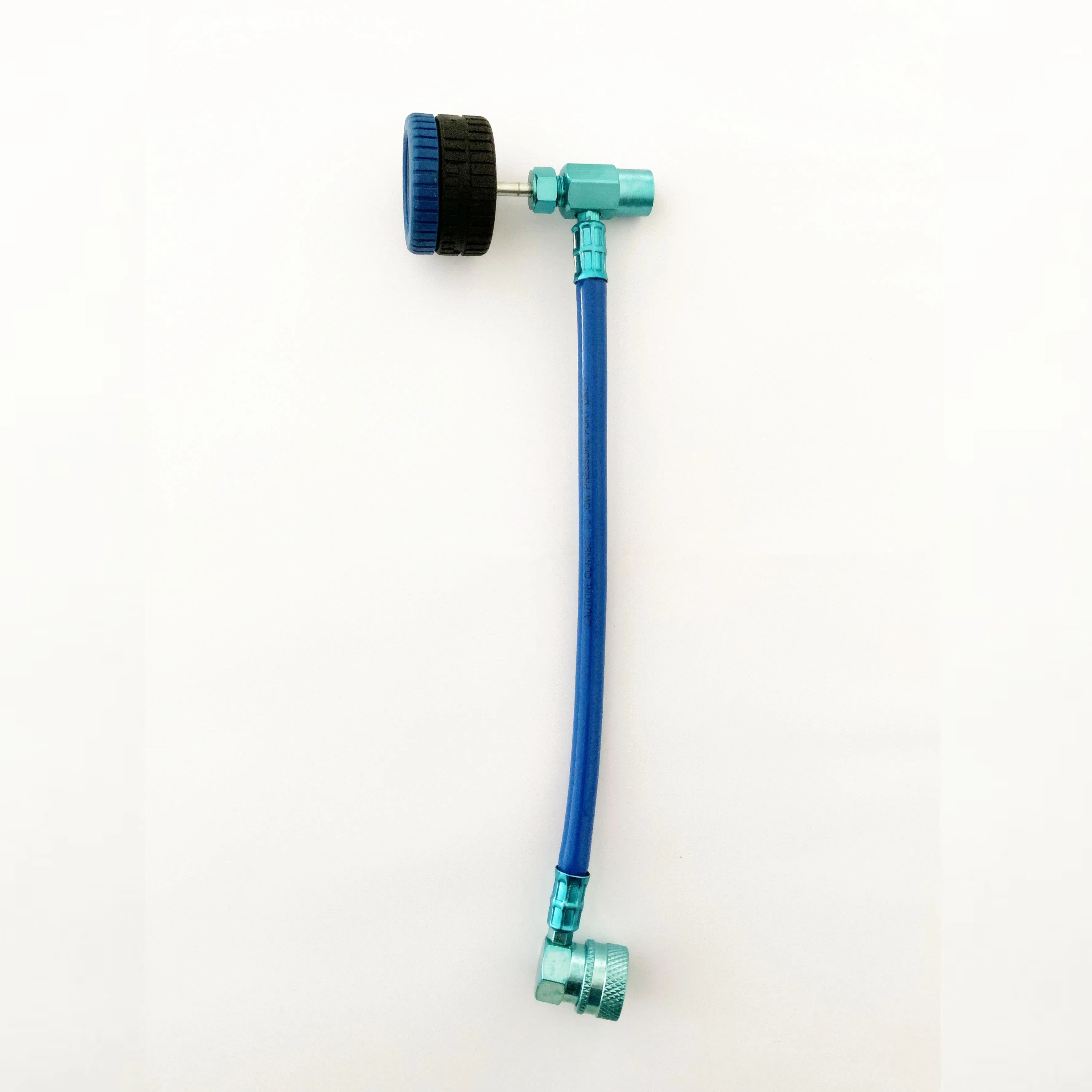 R134a Recharge Hose R134A Car AC Refrigerant Charge Hose Kit Recharge Hose with Gauge,A/C 1/2 Recharge Measuring Kit Can